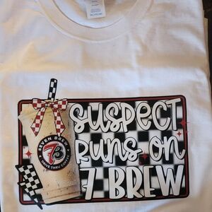 White 7 Brew Graphic T-Shirt